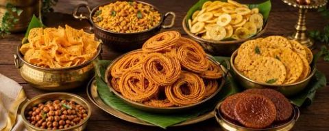Traditional snacks collection
