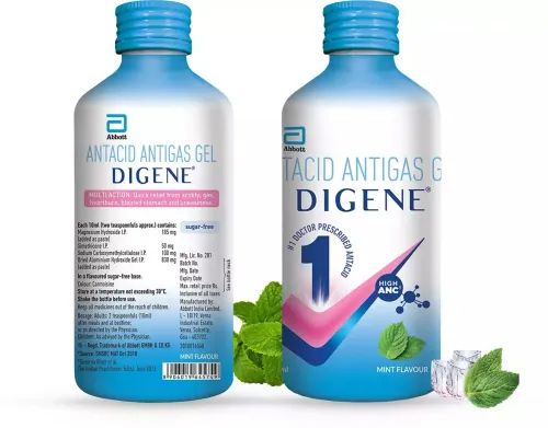 Digene Acidity & Gas Relief Gel Mint Flavour, 200 ml