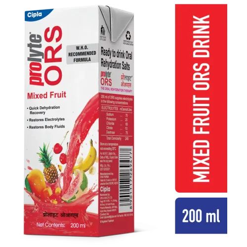 Prolyte ORS Mixed Fruit Flavour Energy Drink, 200 ml