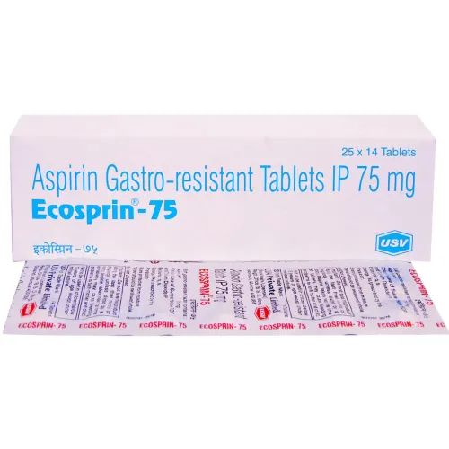 Ecosprin 75mg Strip Of 14 Tablets